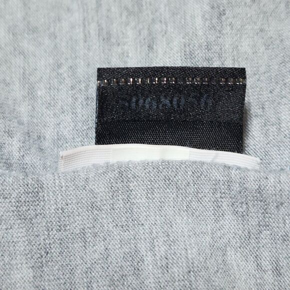 Oakley Womens Graphic 75 Relaxed Fit Scoop Neck Striped T-Shirt Grey Cotton Sz L - Picture 8 of 8